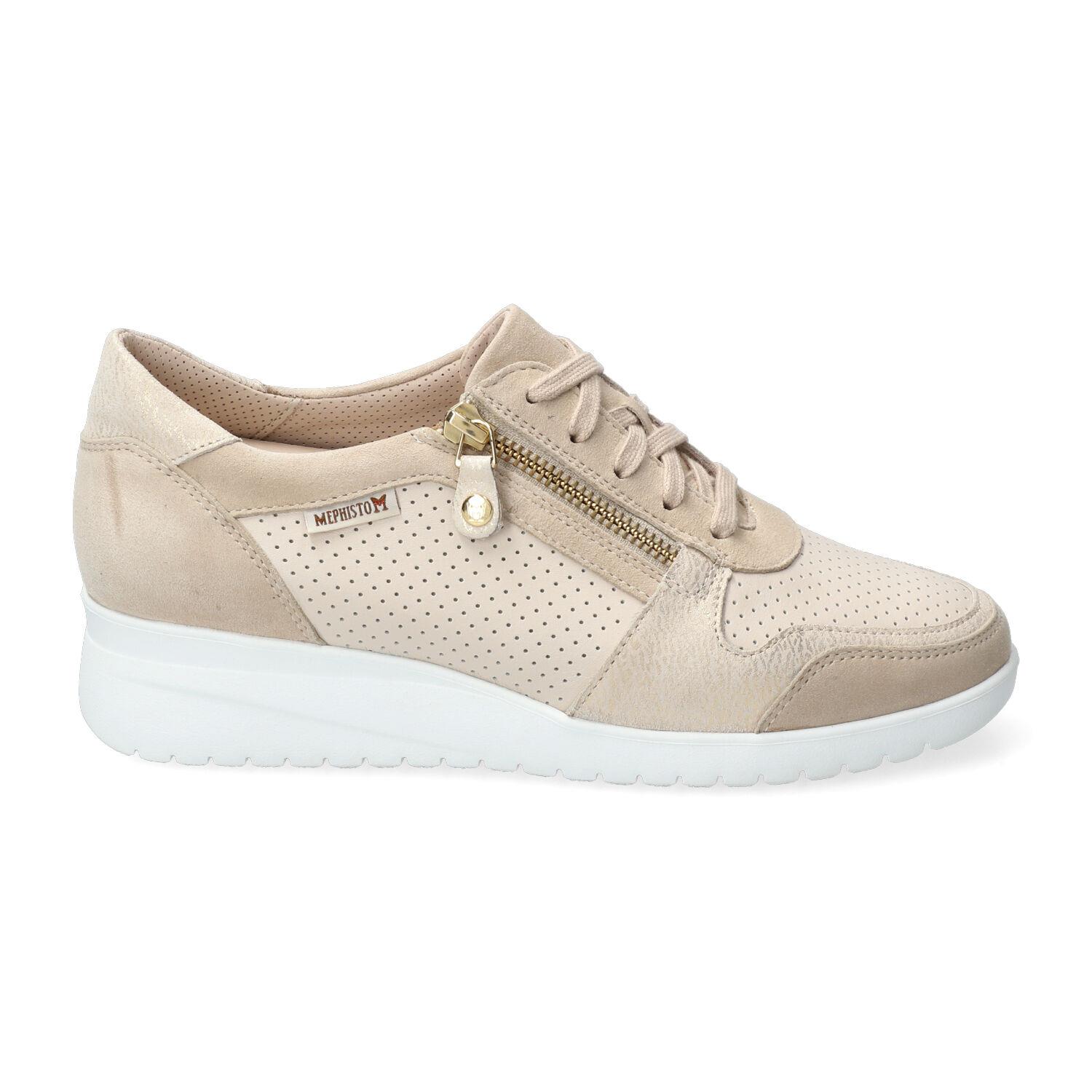 lacets femme modèle Iasmina perf Beige - Mephisto